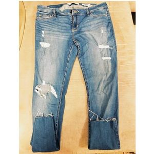 Hollister light wash jeggings size 15